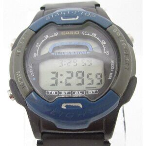Men Casio Illuminator Quartz Digital 41mm Round Watch (H449)"New Battery" W-729H